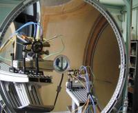 Metrology at the focus of a solar furnace