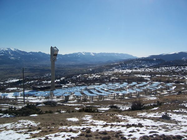 Themis solar plant in Targasonne