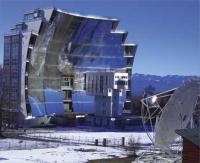 The 1 MW solar fumace and the dish/Stirling in operation